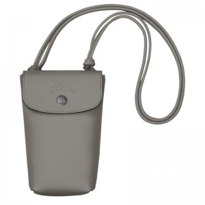 Etui Męskie Longchamp Le Pliage Xtra with leather lace Turtledove | PL7431YX