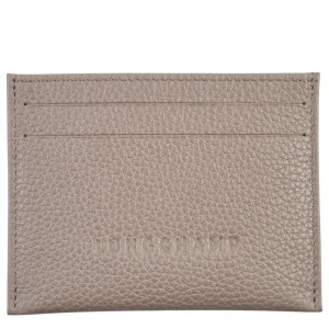 Etui na Karty Damskie Longchamp Le FoulonnÉ Leather Turtledove | PL8505BE