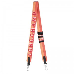 Shoulder Straps Damskie Longchamp Shadow Canvas Koralowe | PL8008QM