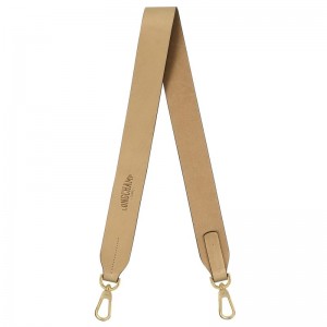 Shoulder Straps Damskie Longchamp Shoulder strap Leather Vegetal | PL8014YX