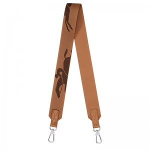 Shoulder Straps Męskie Longchamp 3D Shoulder strap Canvas Natural | PL7039LI